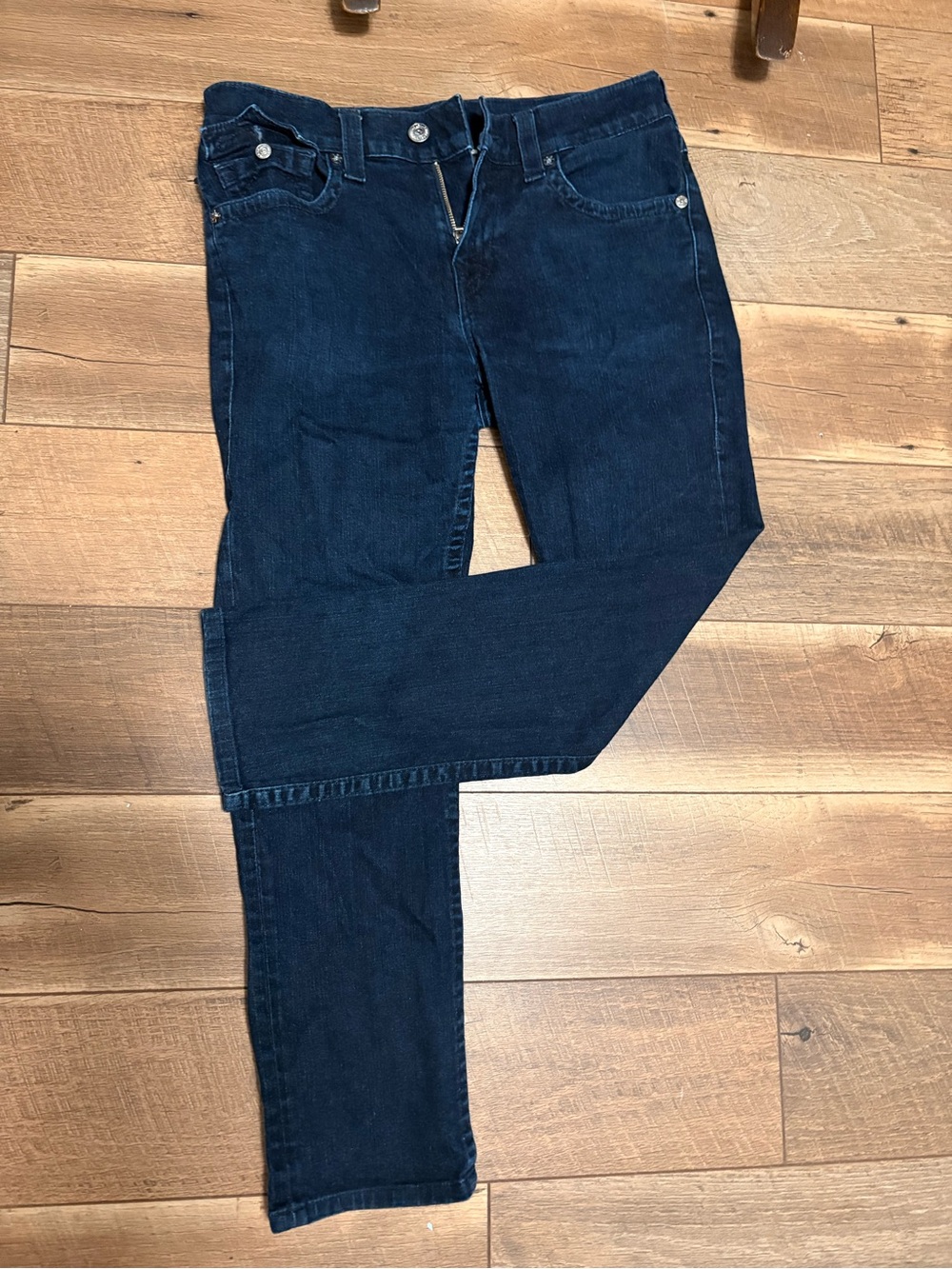 True Religion Men’s Dark Blue Straight Jeans